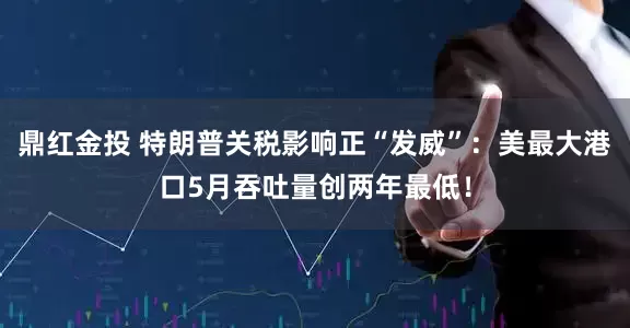 鼎红金投 特朗普关税影响正“发威”：美最大港口5月吞吐量创两年最低！
