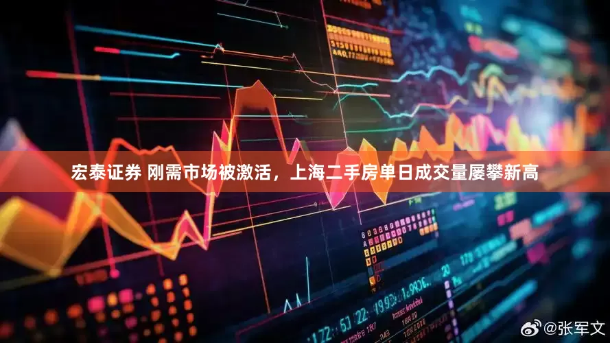 宏泰证券 刚需市场被激活，上海二手房单日成交量屡攀新高