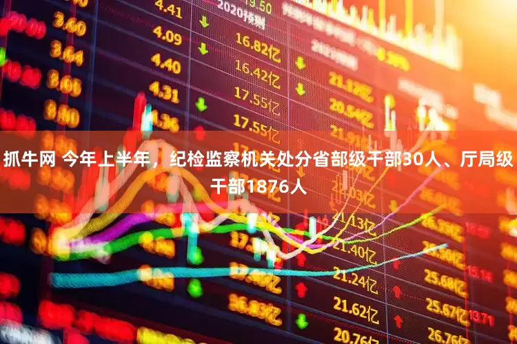 抓牛网 今年上半年，纪检监察机关处分省部级干部30人、厅局级干部1876人